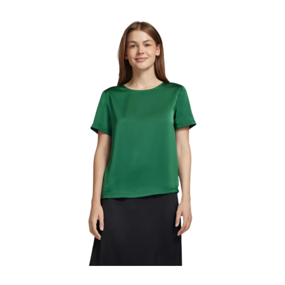Max Mara Stijlvol T-shirt voor Mannen Green Dames