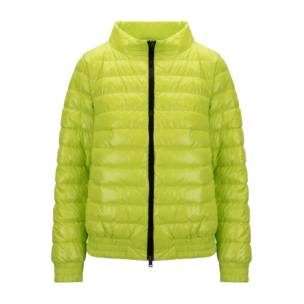 Herno Women's Green Short Down Jacket With High Collar