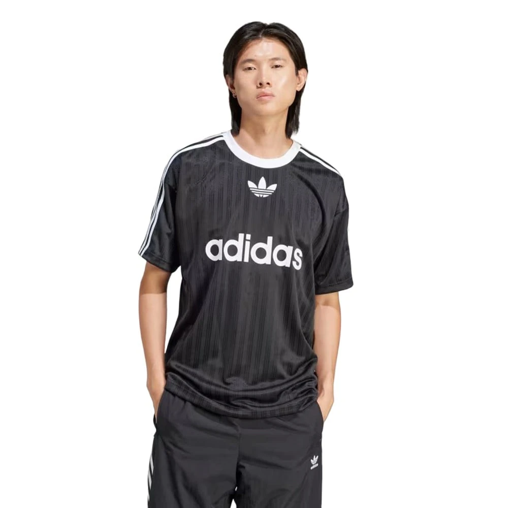 Adidas Kleurrijke Poly T-shirt Black Heren