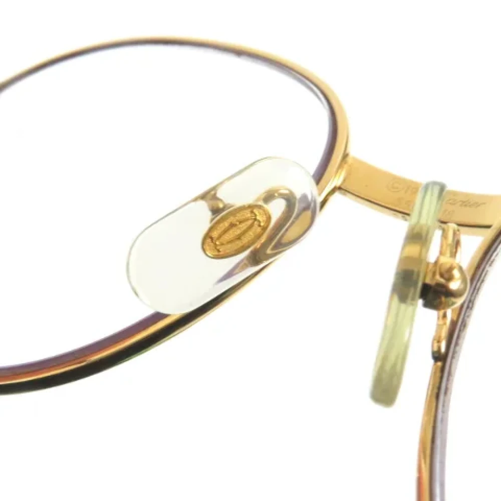 Cartier Vintage Pre-owned Plastic sunglasses Yellow Dames