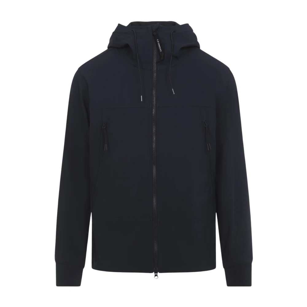 C.p. Company Men's Blue Shell-R Hooded Jacket