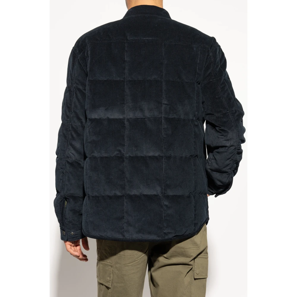 Woolrich Ribfluwelen Donsjas Blue Heren