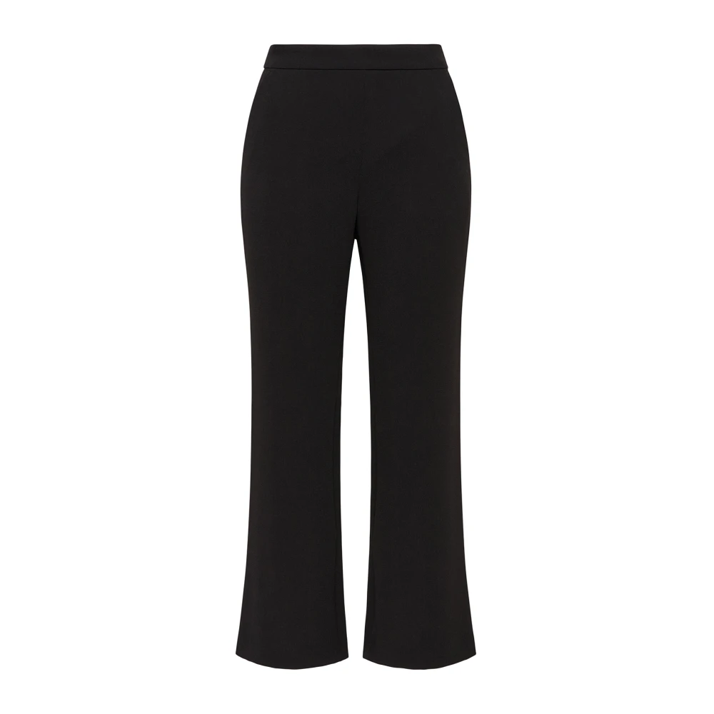 Maliparmi Sable' Crepe Broek Black Dames