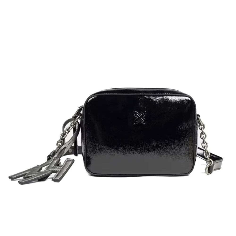 Munich Stijlvolle Crossbody Cameratas Black Dames