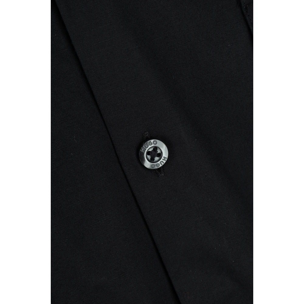 Hugo Boss Stijlvolle Overhemden Collectie Black Heren
