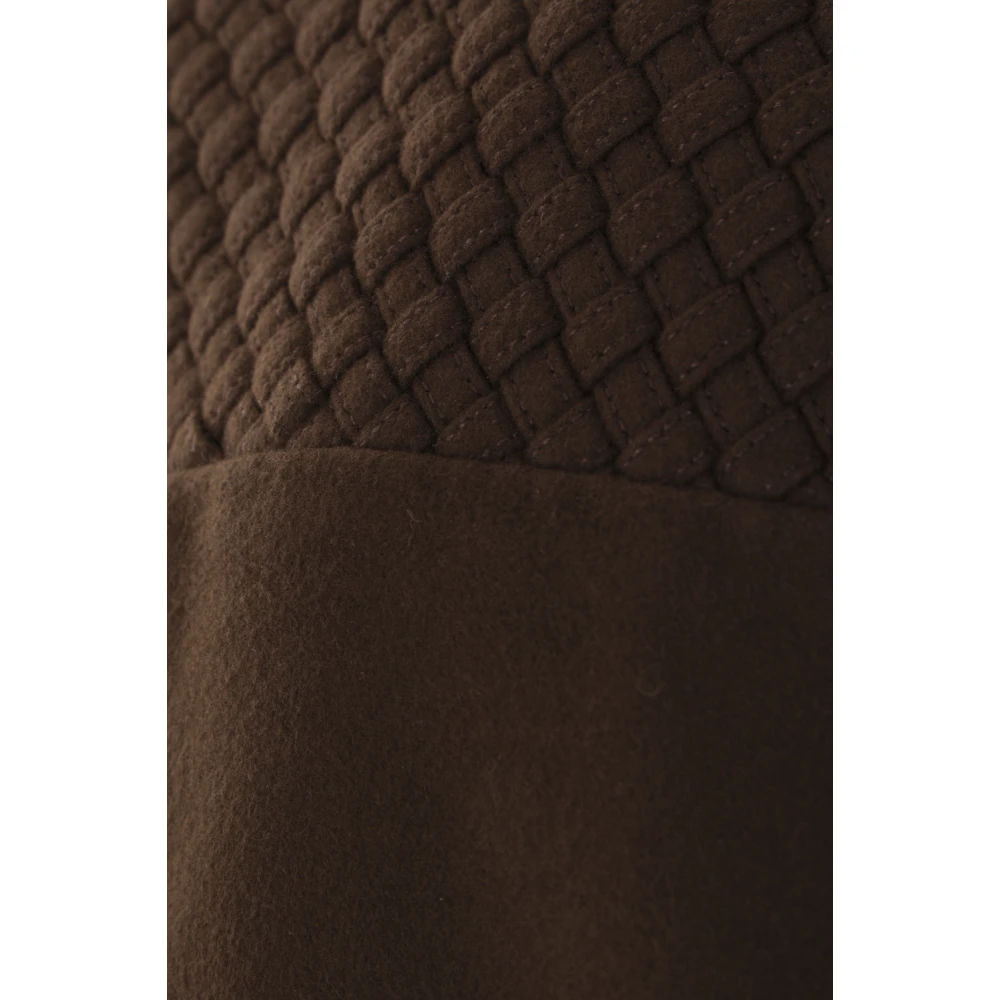 Namacheko Bruine Katoenen Jas met Metalen Studs Brown Heren