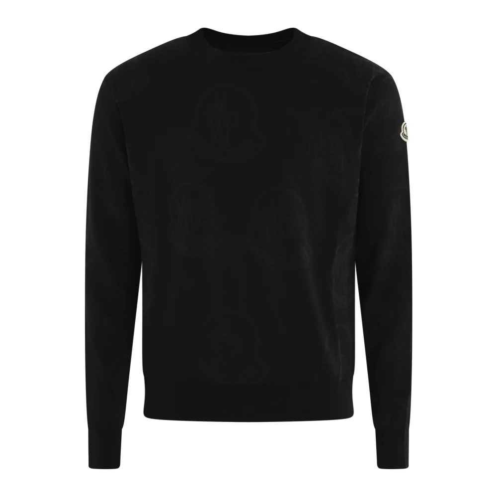 Moncler Heren Crew Neck Sweater Zwart Black Heren