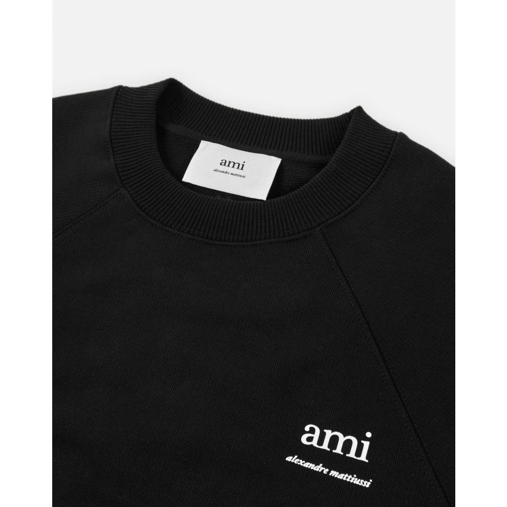 Ami Paris Zwarte Sweaters van Alexandre Mattiussi Black Heren