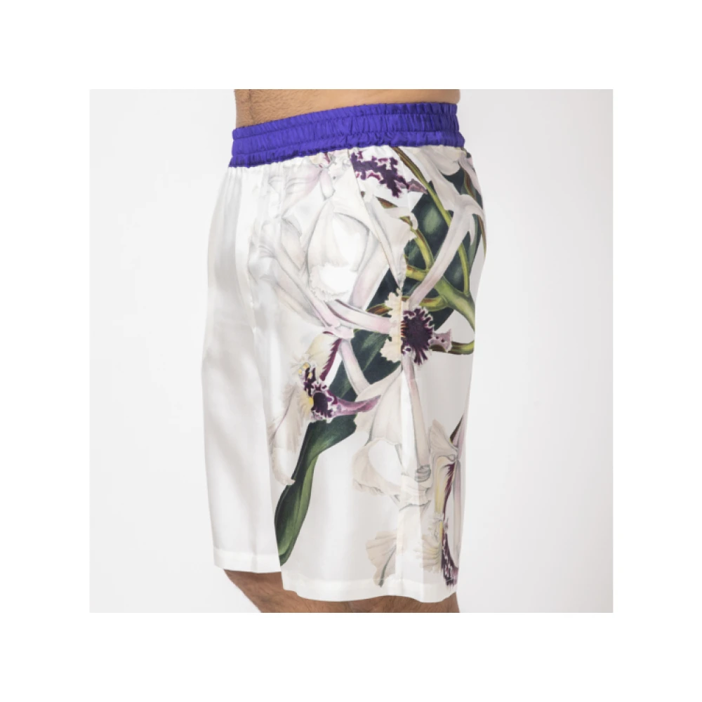 Pierre-Louis Mascia Bloemen zijden Bermuda shorts Multicolor Heren