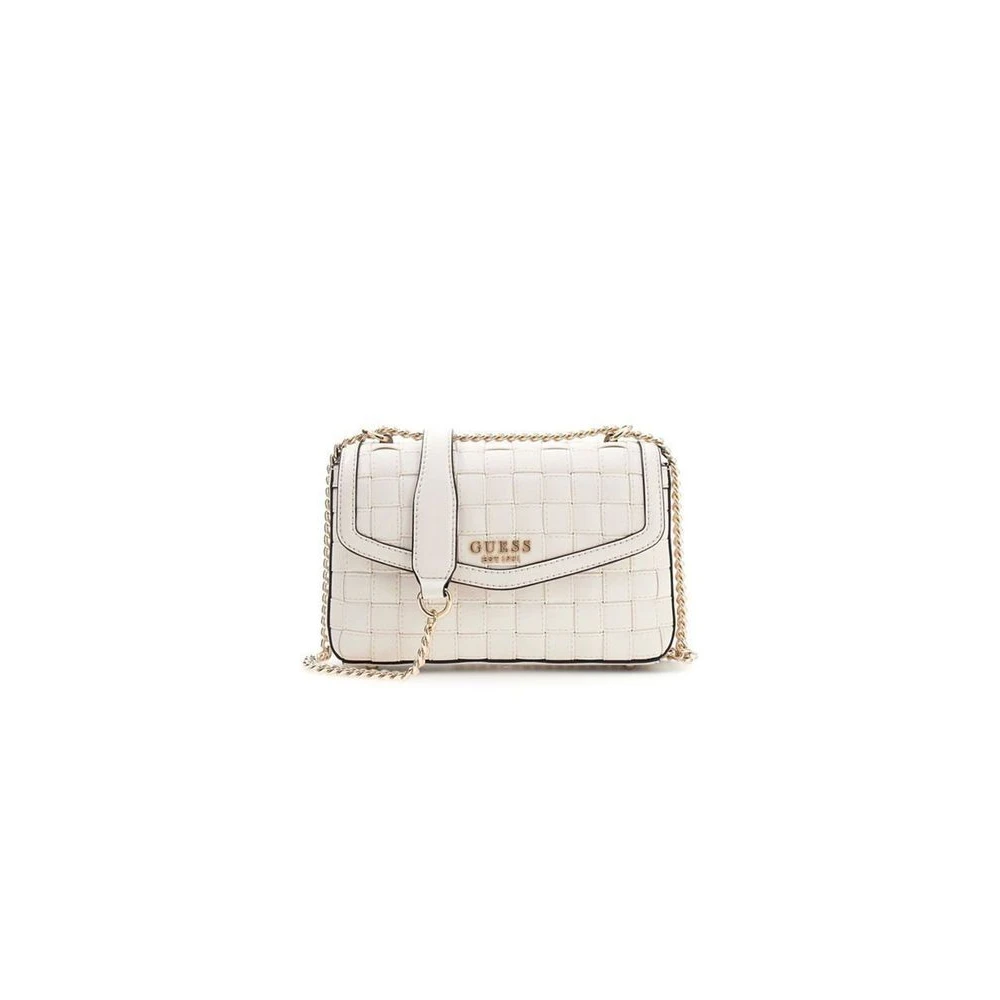 Guess Women's White Sandy Convertible Xbody Flap - Cross Body Bags - One Size - Bags