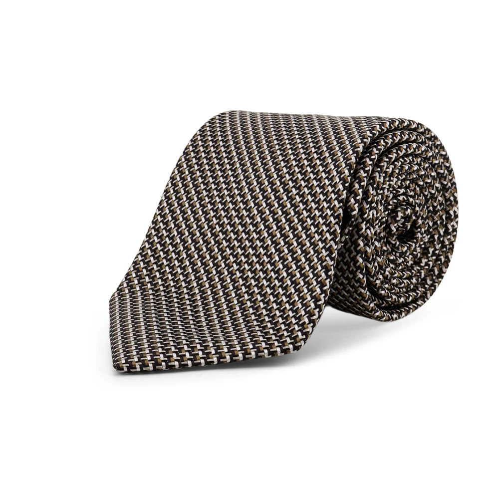Tom Ford Men's Micro-Pattern Silk Tie