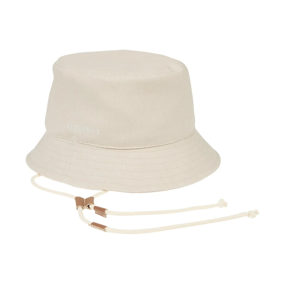 Eleventy Men's Beige Accessories, S, Cappello Pescatore