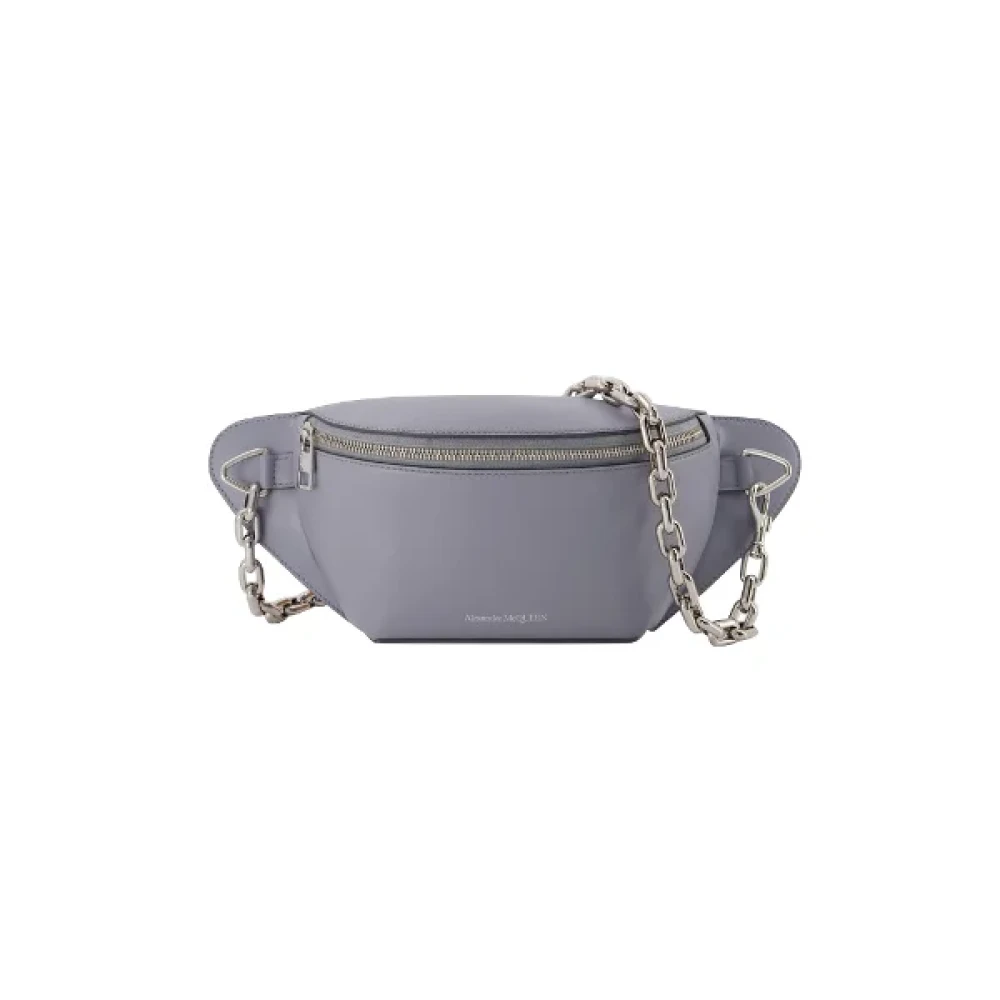 Alexander McQueen Pre-owned Leather crossbody-bags Gray Dames