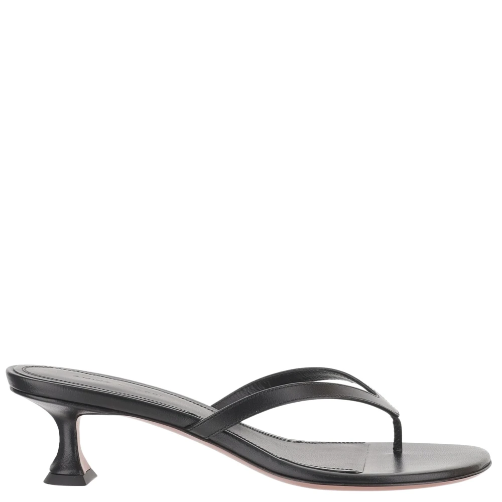 Amina Muaddi Mujer Negro Zapatos, Talla: 40 Eu