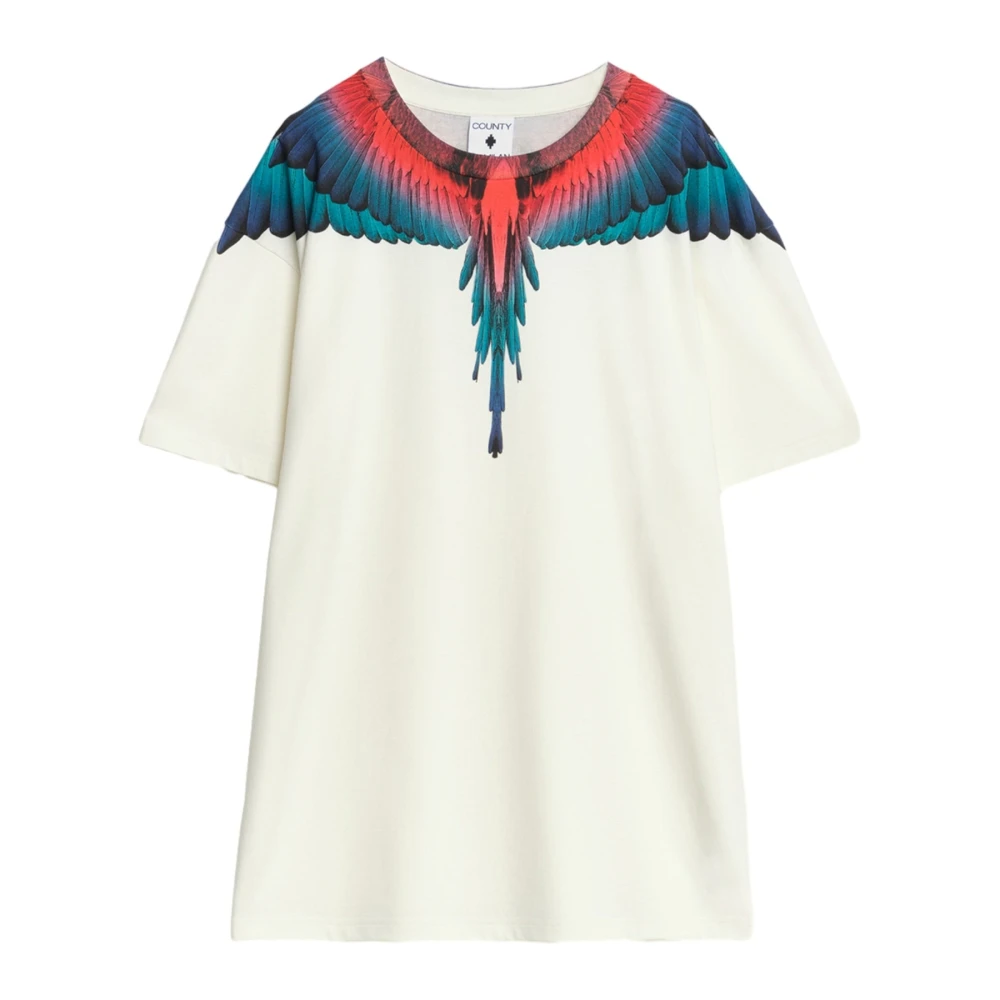 Marcelo Burlon White Jersey T-Shirt - Male - T-Shirts - L - Tops