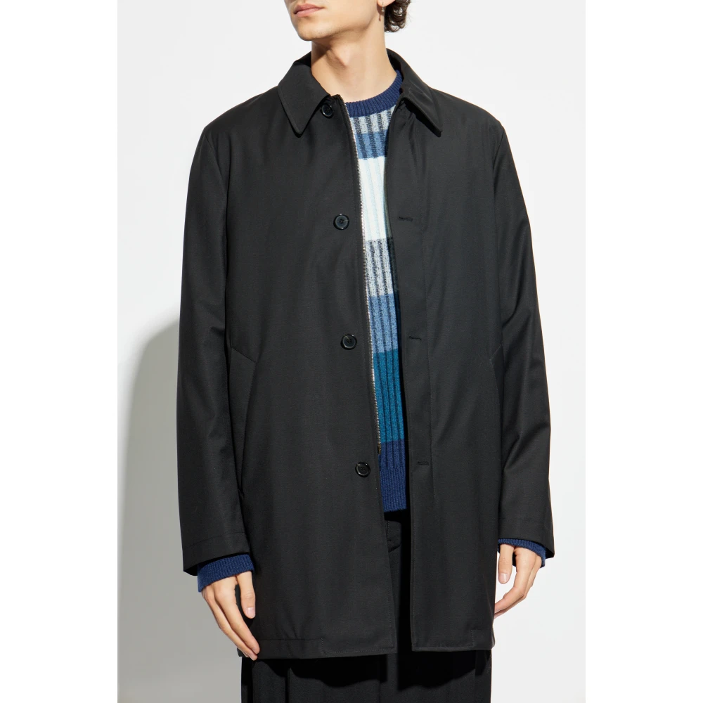 Paul Smith Wollen jas Black Heren