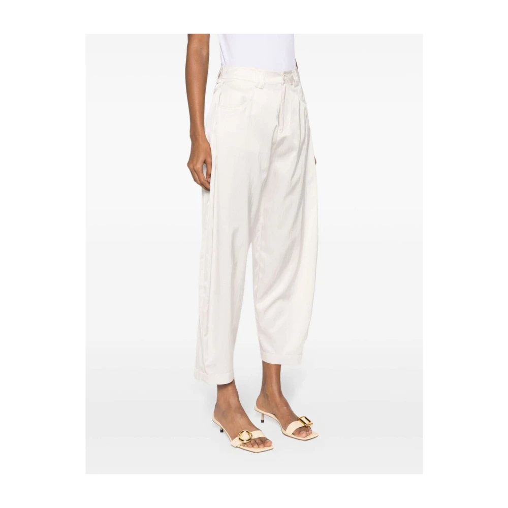 pinko Roze & Paarse Abstracte Pollock Kunst Beige Dames