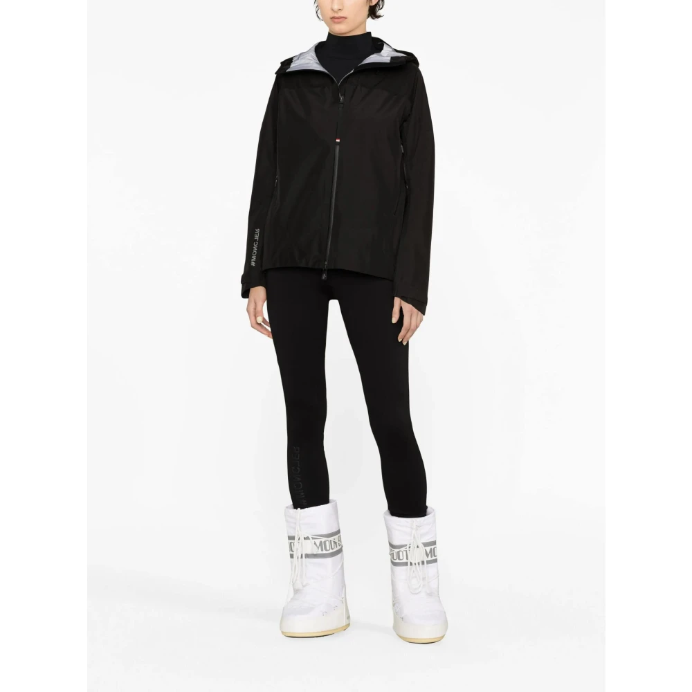 Moncler Stijlvolle Leggings voor Vrouwen Black Dames