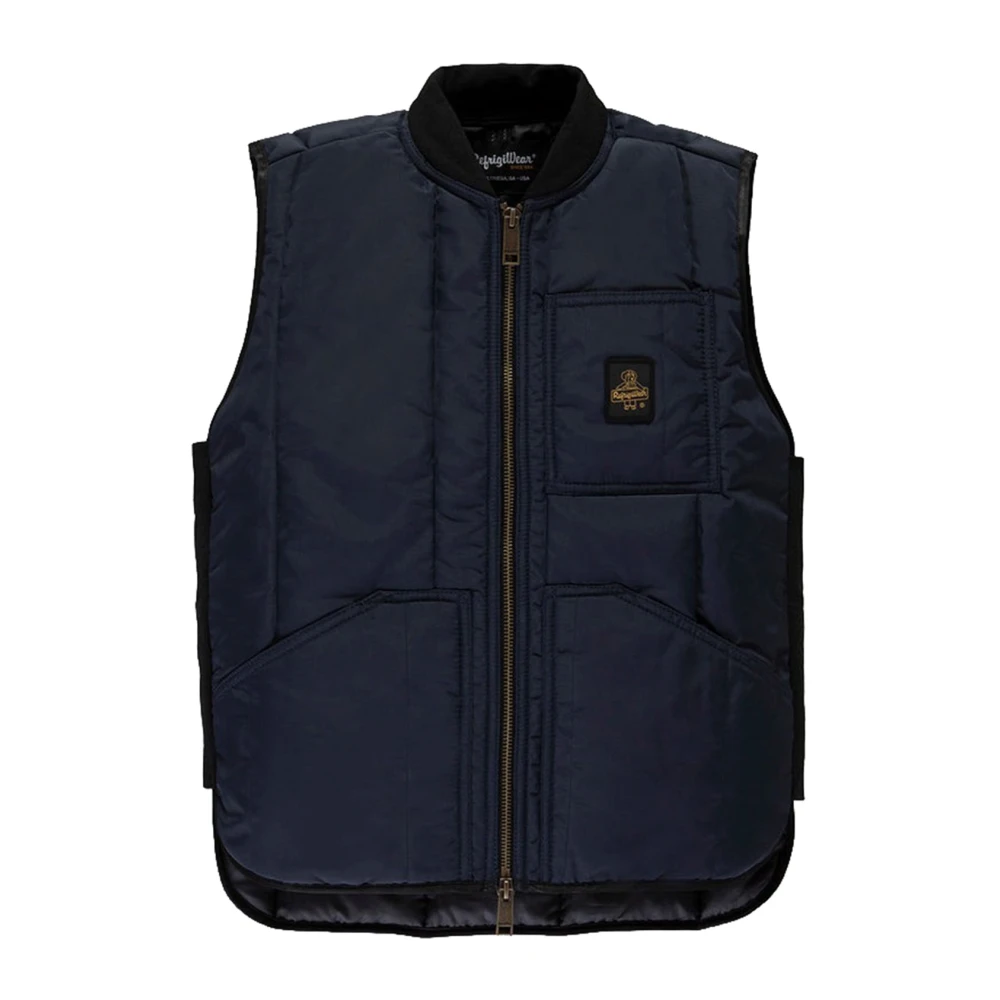 RefrigiWear Originele Gewatteerde Vest met Ritszak Blue Heren