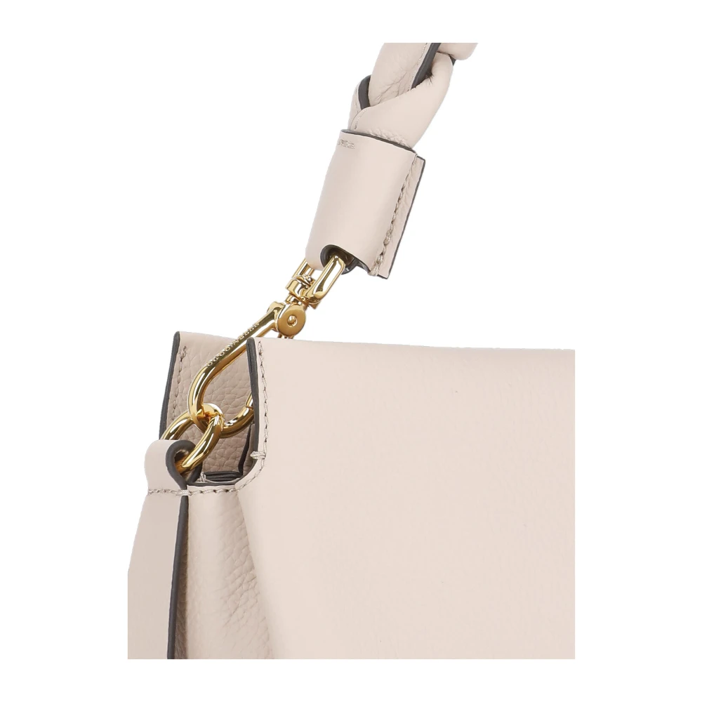 Coccinelle Beige Leren Schoudertas Beige Dames