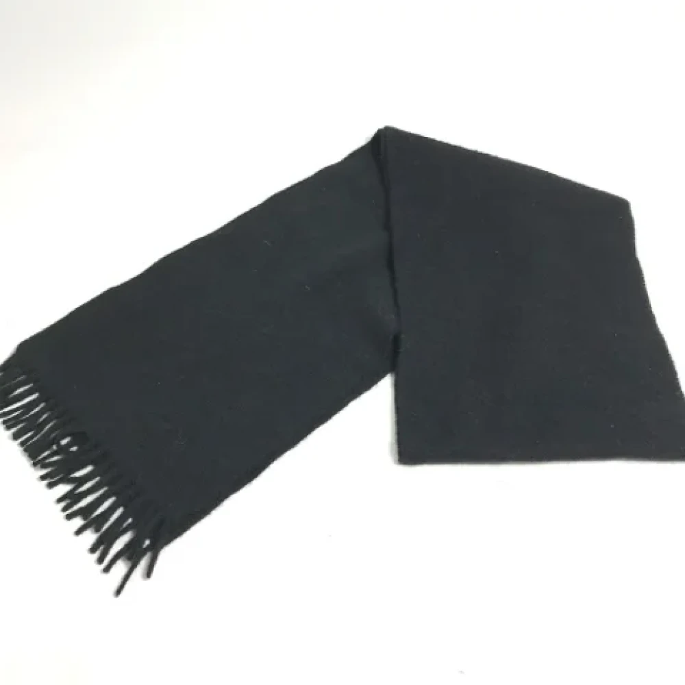 Prada Vintage Pre-owned Fabric scarves Black Dames