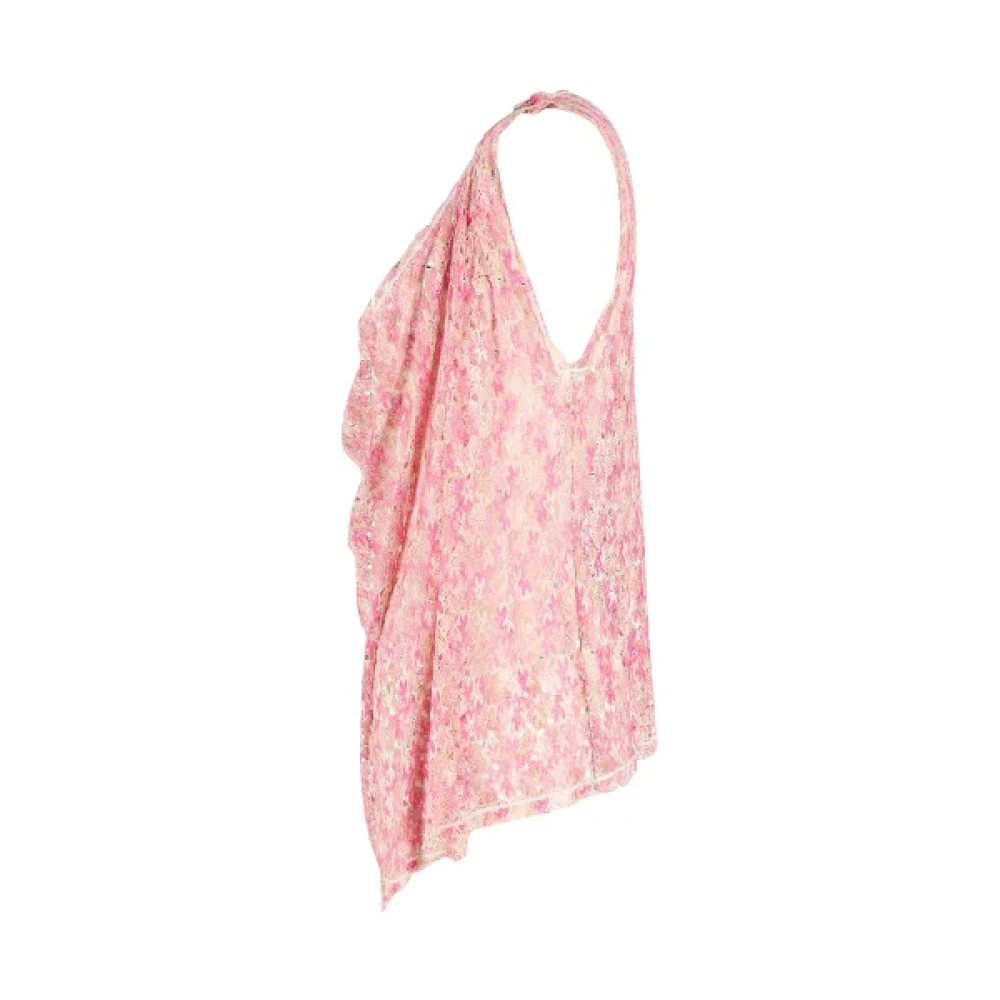 Missoni Pre-owned Cotton tops Pink Dames