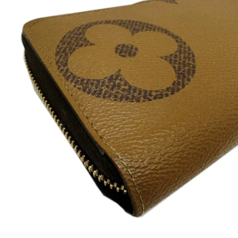 Louis Vuitton Vintage Pre-owned Fabric wallets Brown Dames