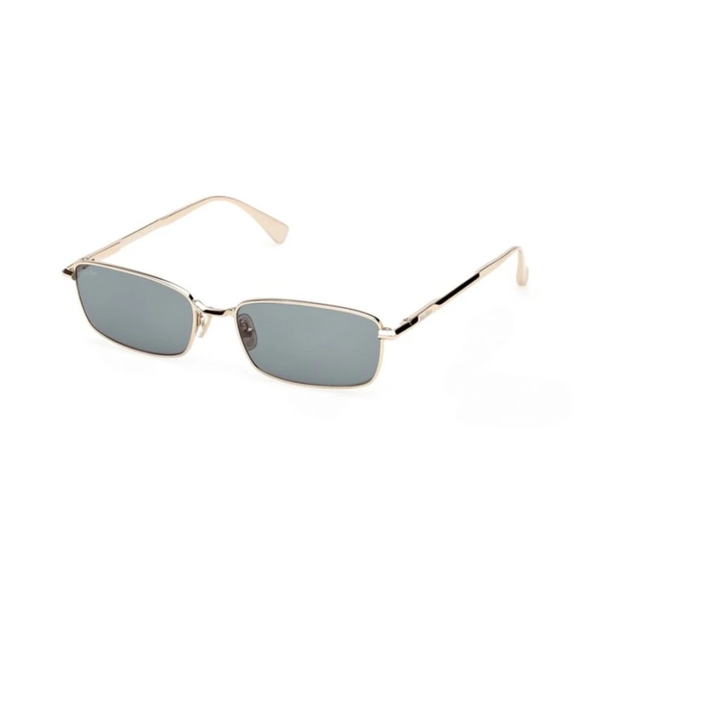 Max Mara Yellow Rectangle Sunglasses - Female - Sunglasses - 55 Mm - Accessories