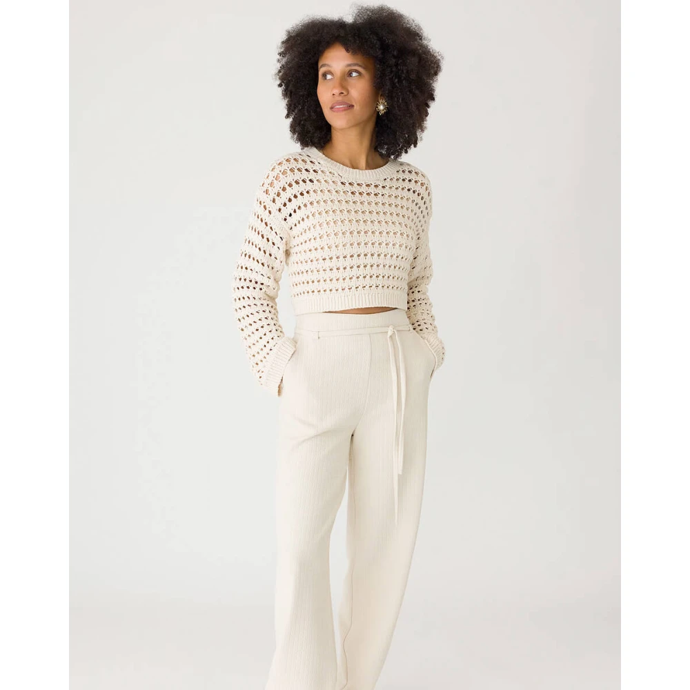 Anna Van Toor Stijlvolle Pullover Sweater Beige Dames