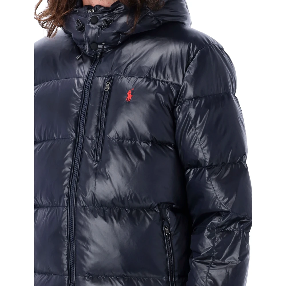 Ralph Lauren Navy Puffer Donsjas Aw23 Blue Heren