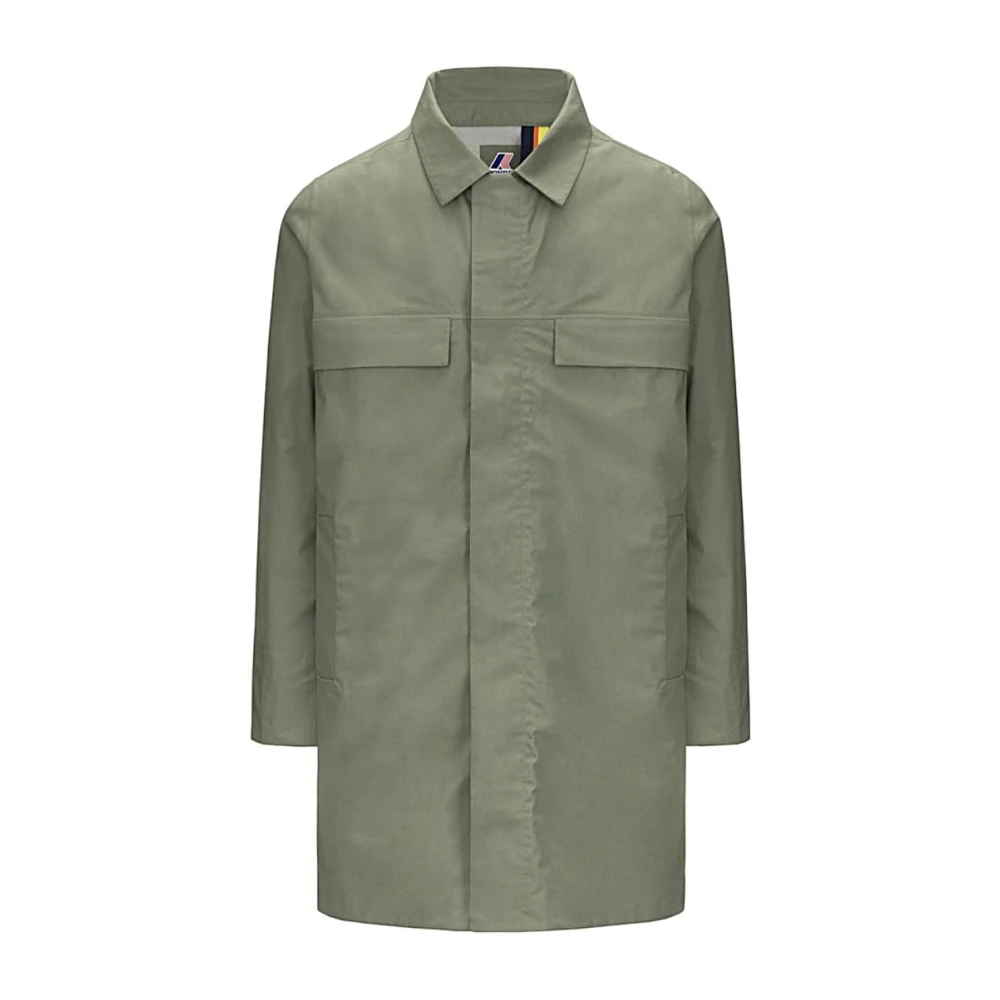 K-Way Men's Green Giubbotto - Light Jackets - M - Jackets