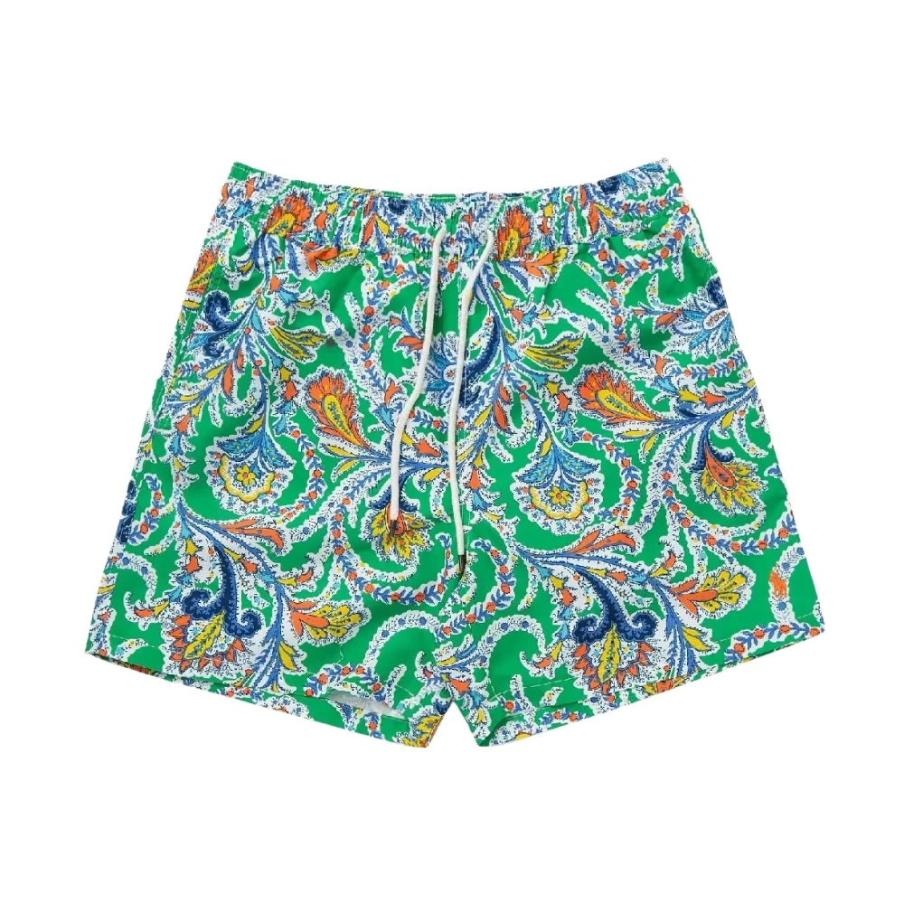 Ralph Lauren Groene paisley patroon zwemshorts Multicolor Heren