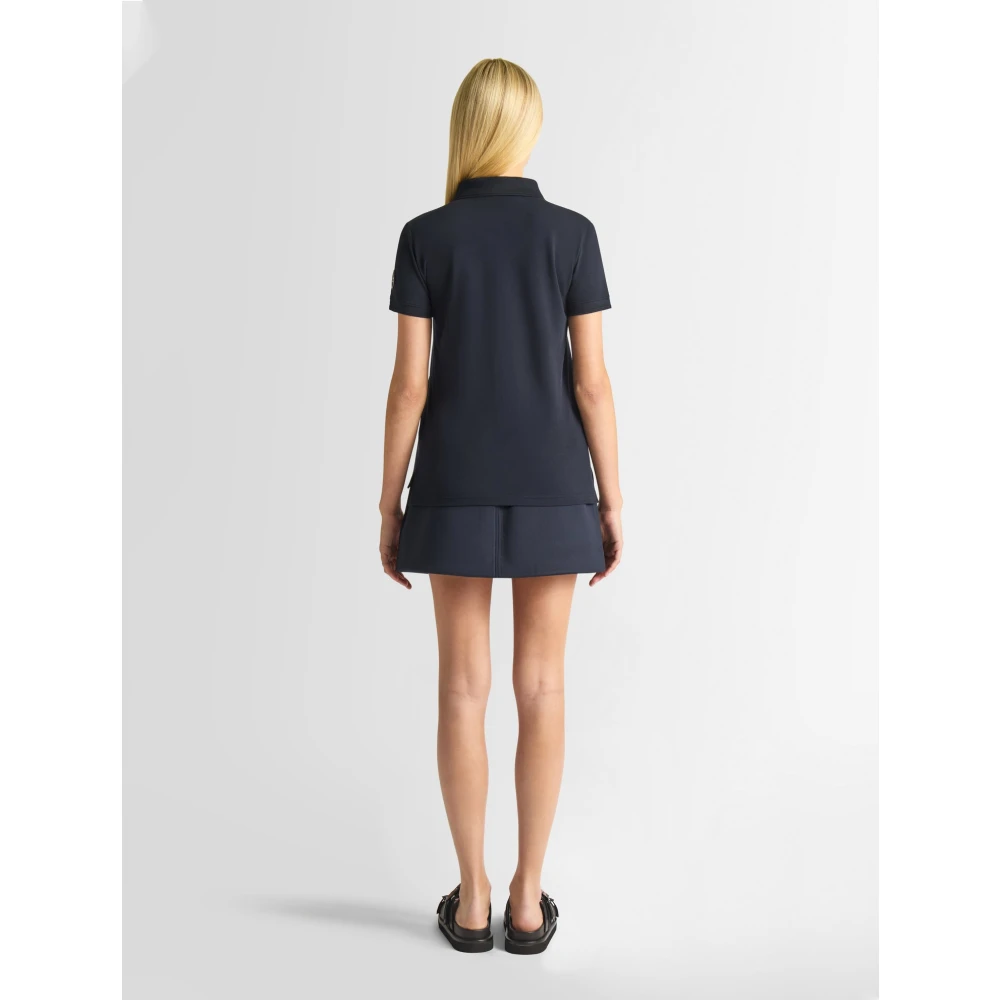 Fusalp Leana Poloshirt MET Korte Mouwen Blue Dames