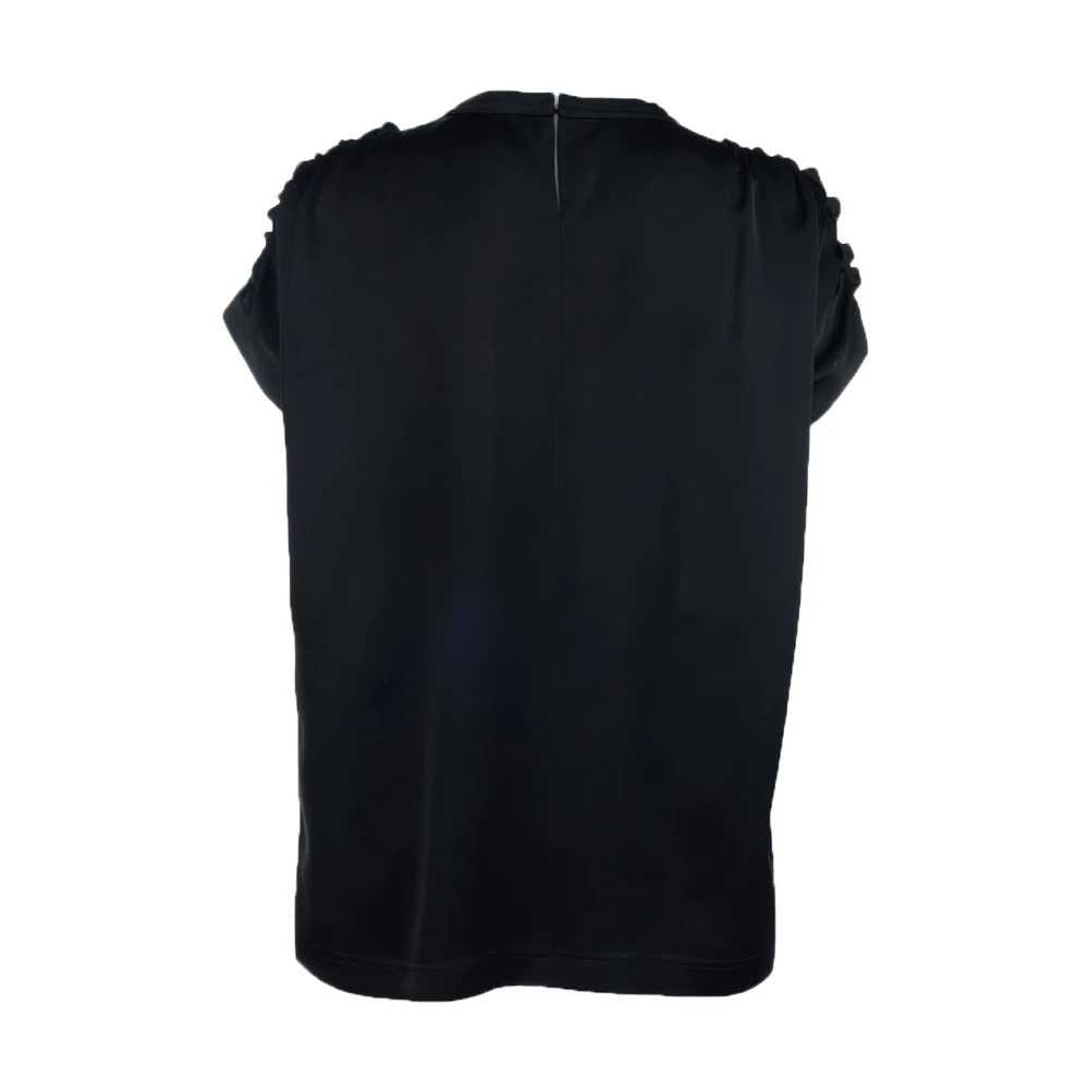 Fabiana Filippi Casual Katoenen T-Shirt voor Mannen Black Dames