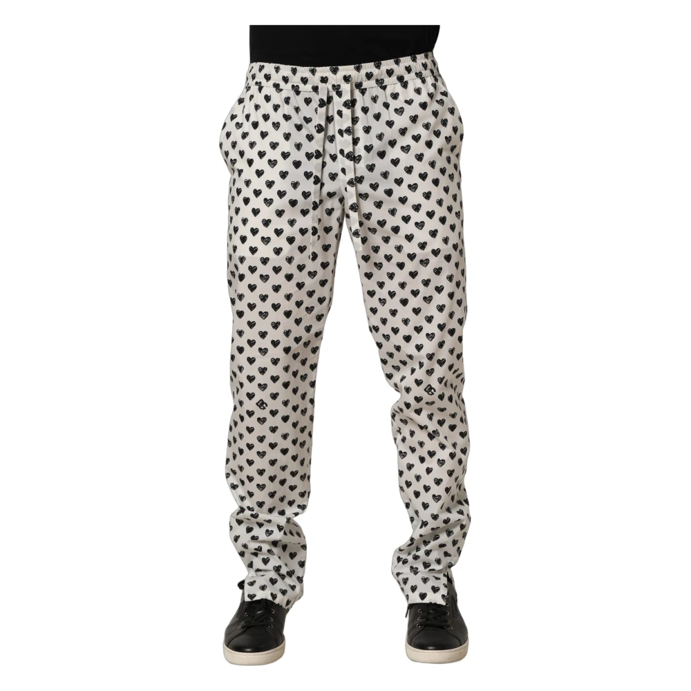 Dolce & Gabbana Men's Multicolor Chino Trousers - Slim-Fit Trousers - M - Trousers