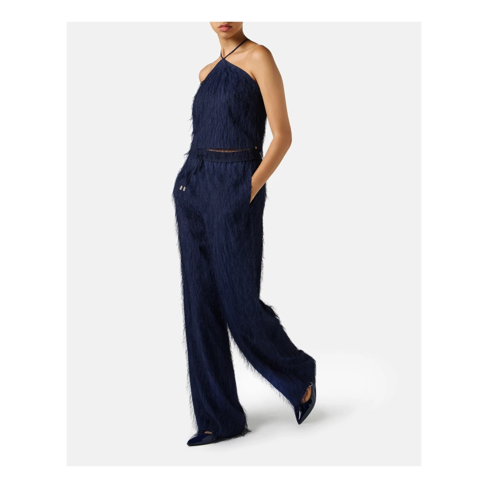 Iceberg Blauwe joggingbroek met norHeren trekkoord taille Blue Dames