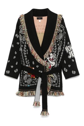black-multi-cardigan-sweater
