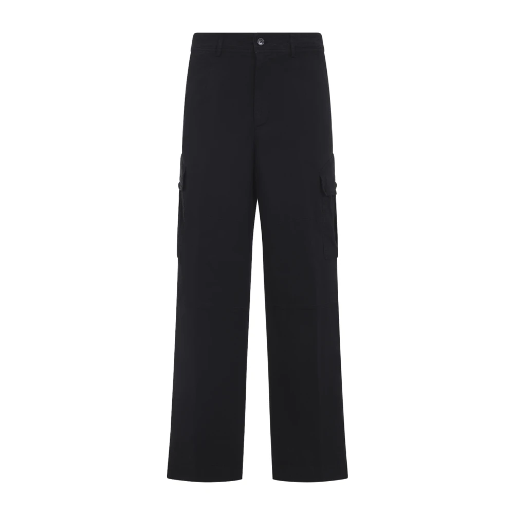 Dries Van Noten Men's Black Paxer Bis Cargo Pants