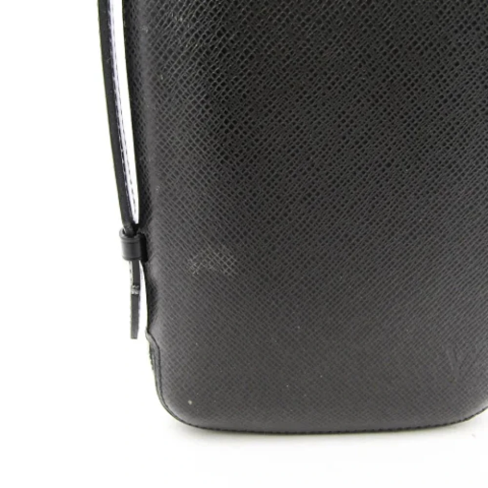 Louis Vuitton Vintage Pre-owned Leather wallets Black Heren