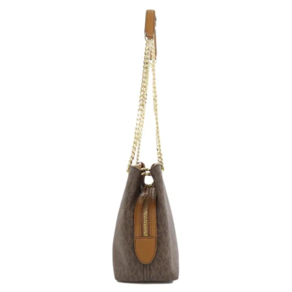Michael Kors Pre-owned Plastic shoulder-bags Brown Dames