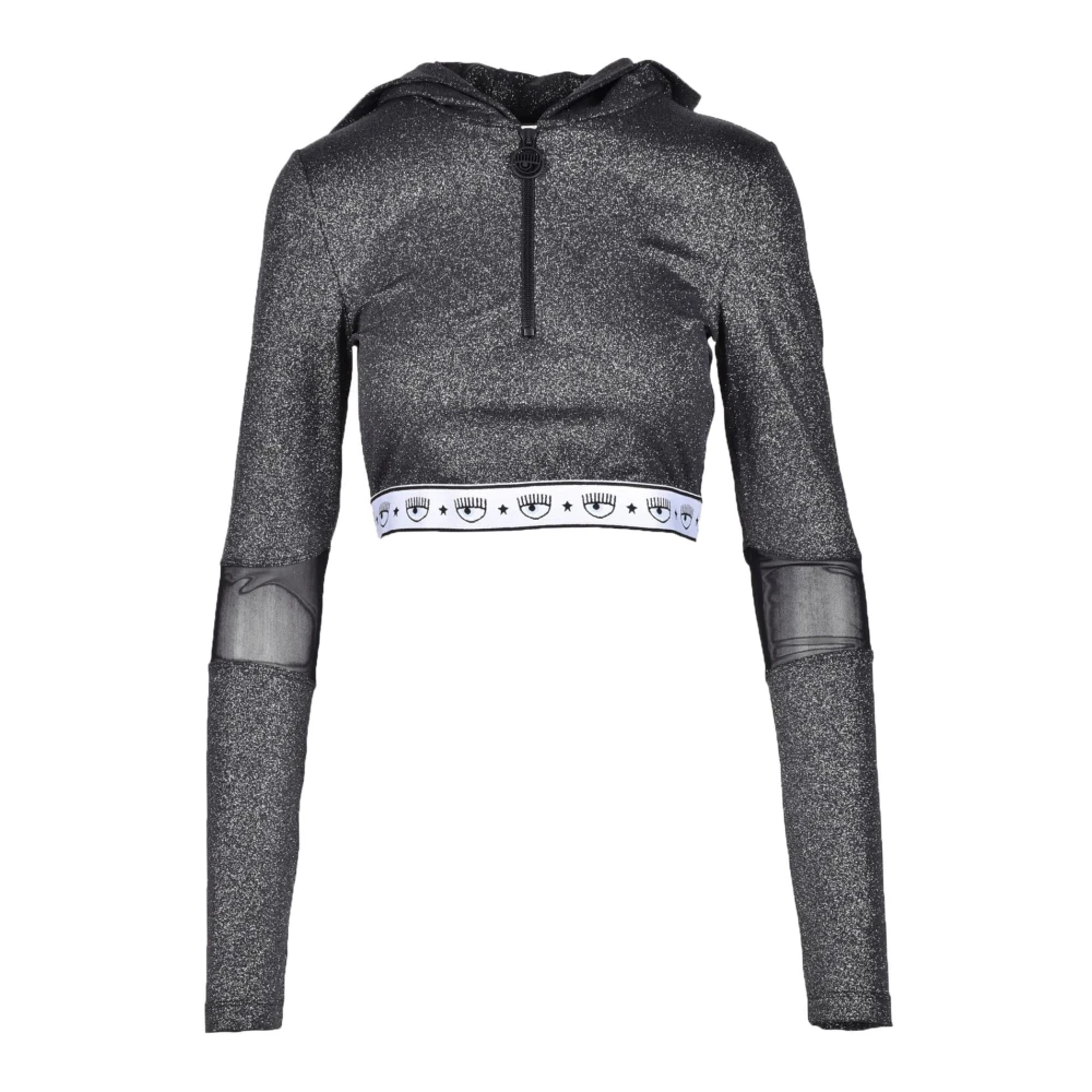 Chiara Ferragni Collection Stijlvolle Gebreide Trui Gray Dames
