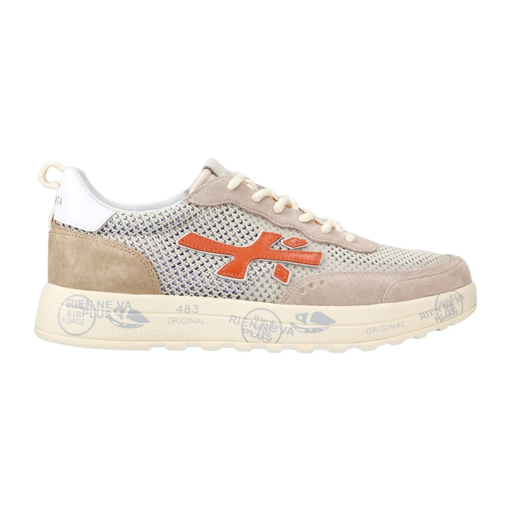 Premiata Men's Beige Sneakers, 11 Uk, Nous 6698