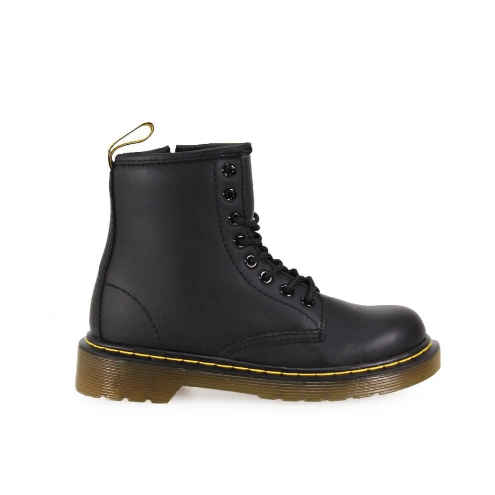 Dr. Martens 1460 Toddler Leather Ankle Boots Black, Unisex