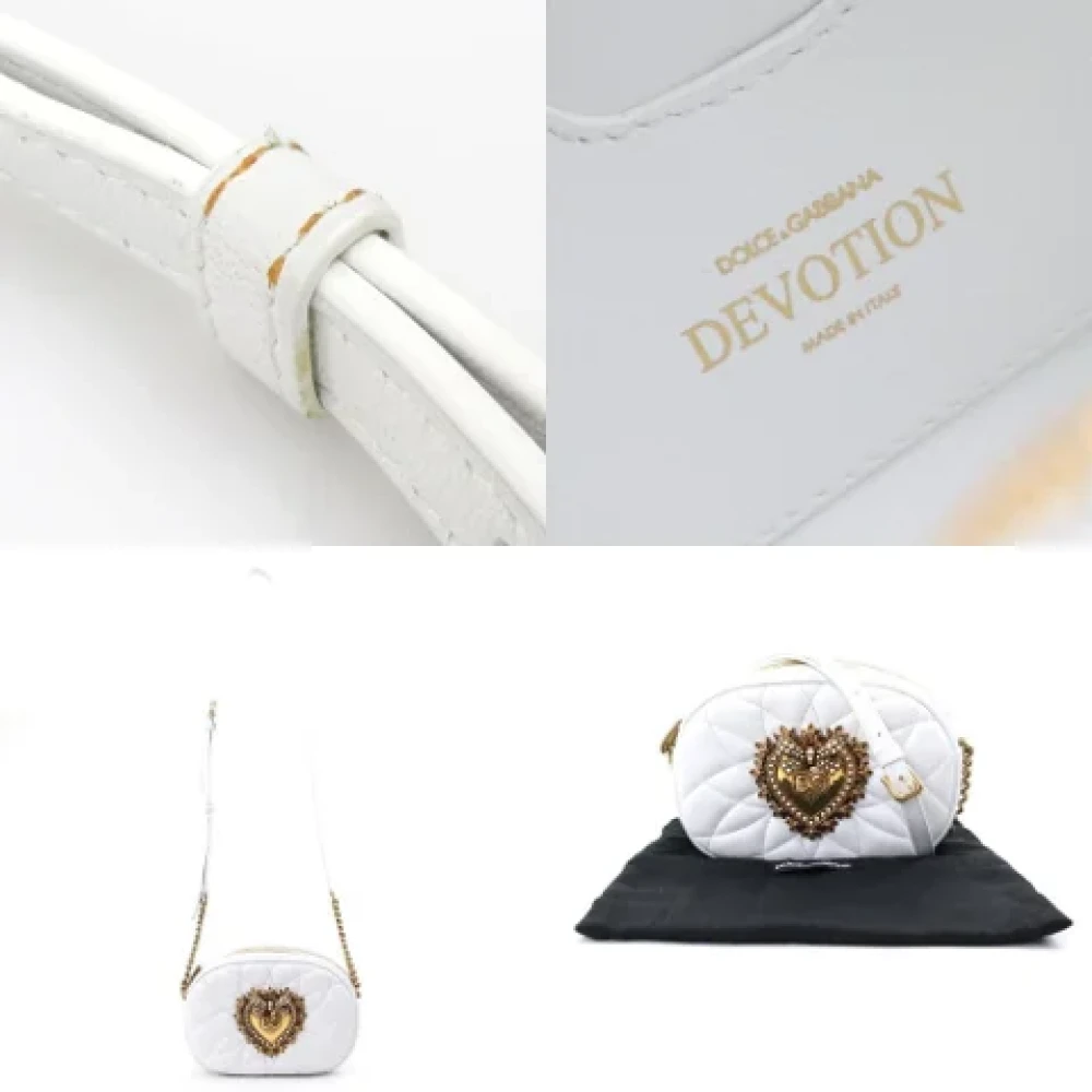 Dolce & Gabbana Pre-owned Leather shoulder-bags White Dames