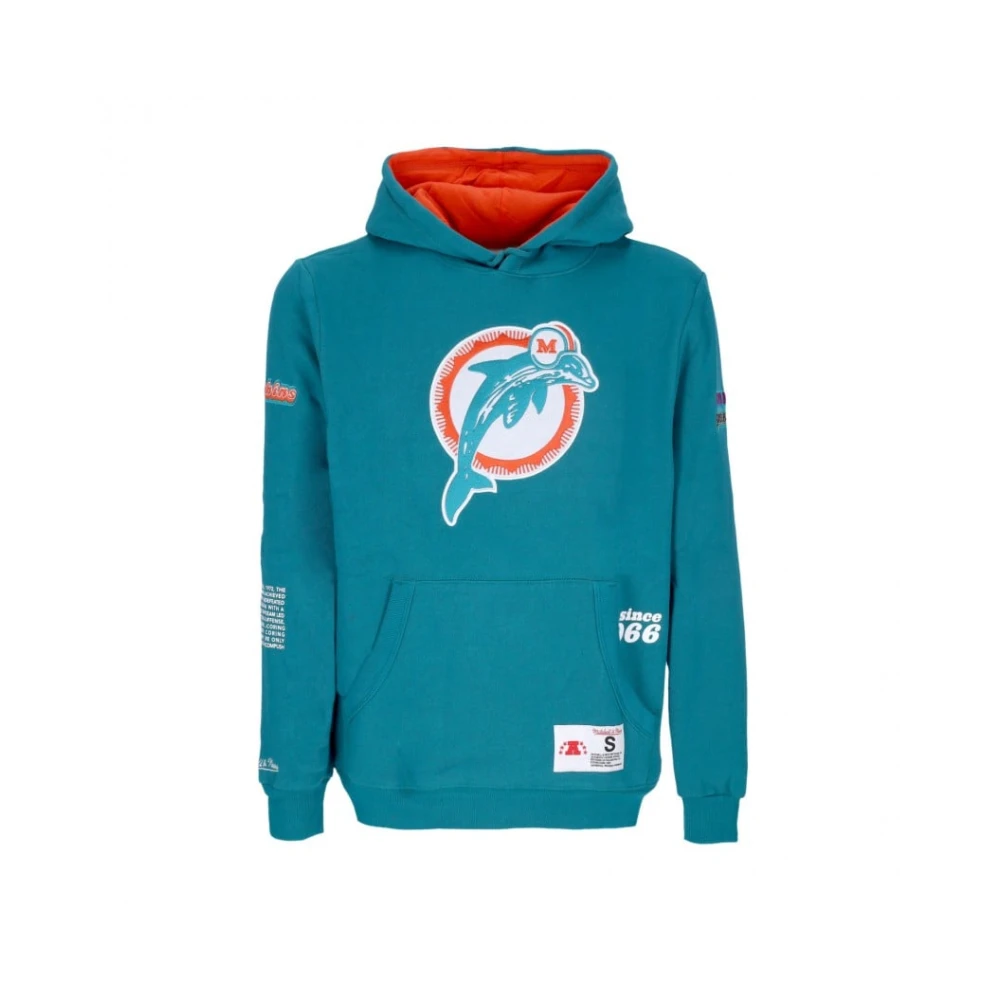 Mitchell & Ness Blue Hoodies, Male, S, Nfl Team Origins Fleece Hoodie