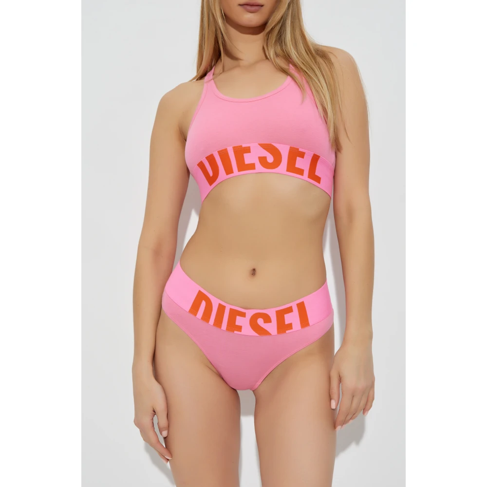 Diesel Bra Ufsb-Cotton-Race Pink Dames