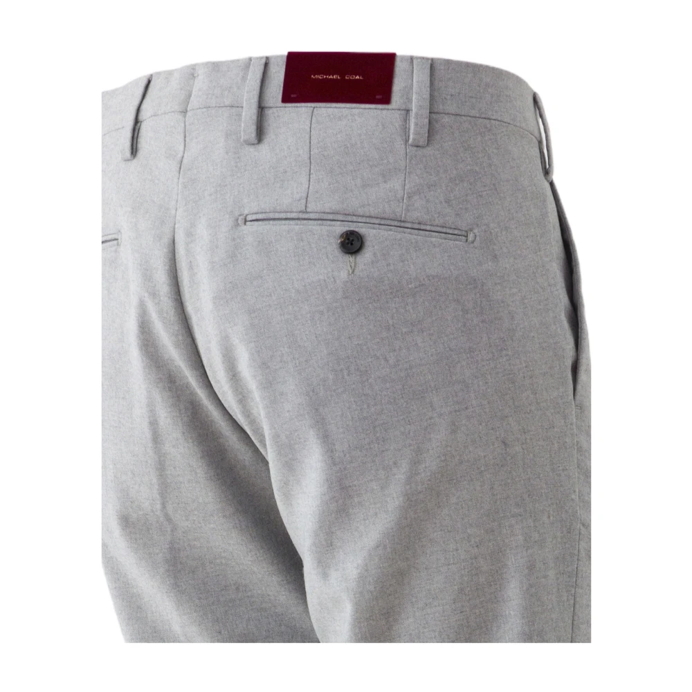Michael Coal Wollen Broek A Modo Mio 3713 Gray Heren