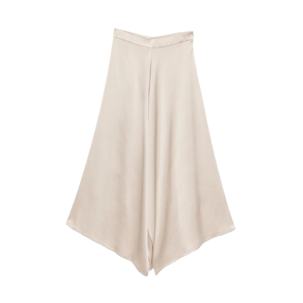 Alysi Vrouw Roze Rokken Dames, S, Satijn, Satijnen Rok