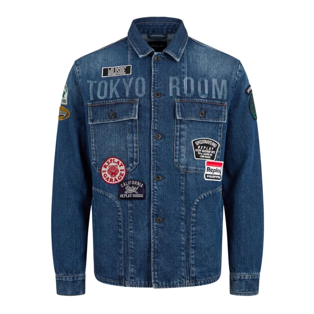Replay Uomo Blu - Giacca In Denim - Jackets - L