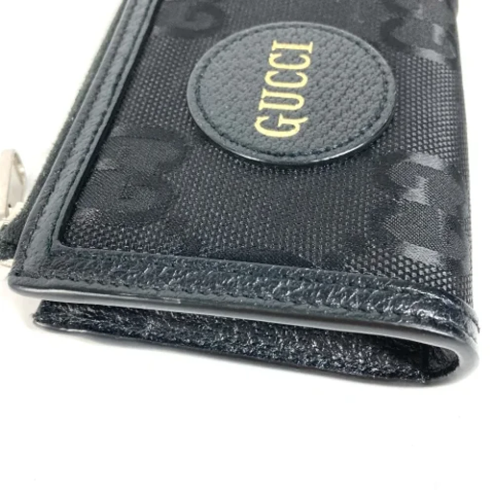 Gucci Vintage Pre-owned Leather wallets Black Dames